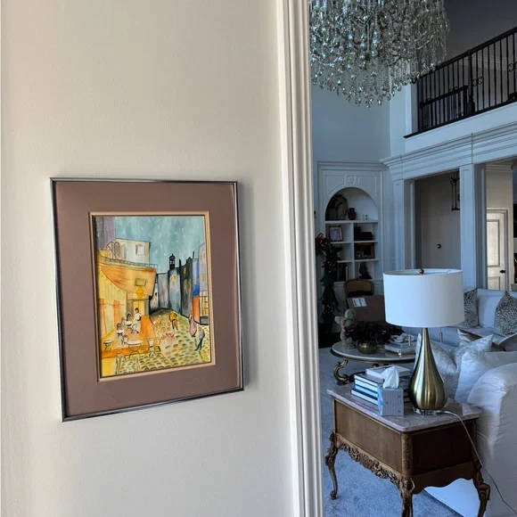 Mid- 20th Century European Street - Framed Original artist Signed -IRA Day- - Picture 2 of 7